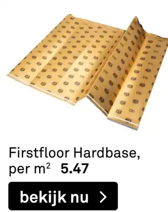 Karwei Firstfloor Hardbase. aanbieding