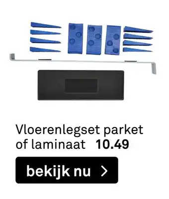 Karwei Vloerenlegset parket aanbieding