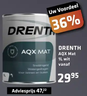 De voordeelmarkt DRENTH AQX Mat 1L aanbieding