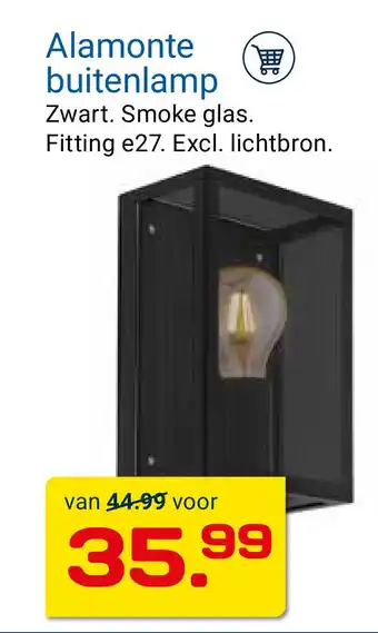 Kluswijs Alamonte buitenlamp aanbieding