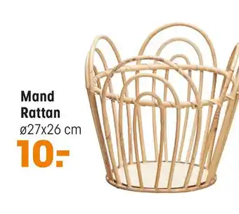 Kwantum Mand Rattan aanbieding