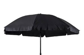 Kampeerwereld Hendriks Bo camp bo-camp parasol ø 165 zwart aanbieding