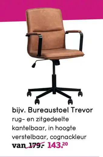 Leen Bakker Bureaustoel Trevor aanbieding