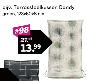 Leen Bakker Terrasstoelkussen Dandy aanbieding