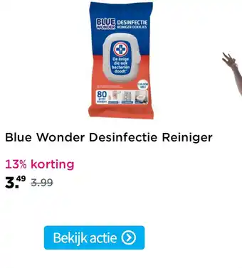 Plein.nl Blue Wonder Desinfectie Reiniger aanbieding