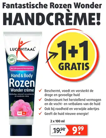 Lucovitaal Fantastische Rozen Wonder handcreme! aanbieding