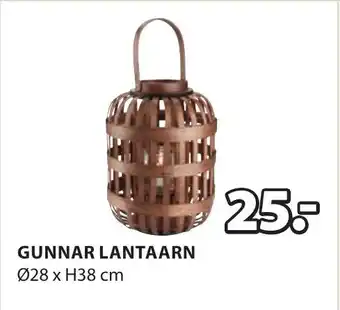 Jysk GUNNAR LANTAARNGUNNAR LANTAARN Ø28 x H38 cm 28 x H38 cm aanbieding