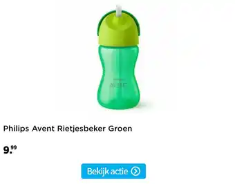 Plein.nl Philips Avent Rietjesbeker Groen aanbieding