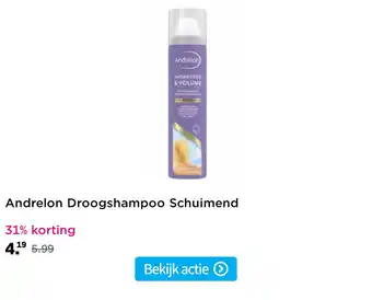 Plein.nl Andrelon Droogshampoo Schuimend aanbieding