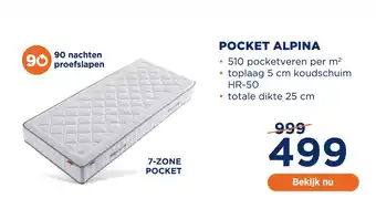 TotaalBED Pocket Alpina aanbieding