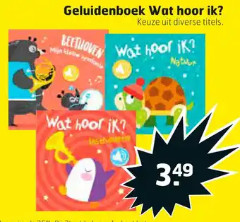 Trekpleister Geluidenboek Wat hoor ik? aanbieding