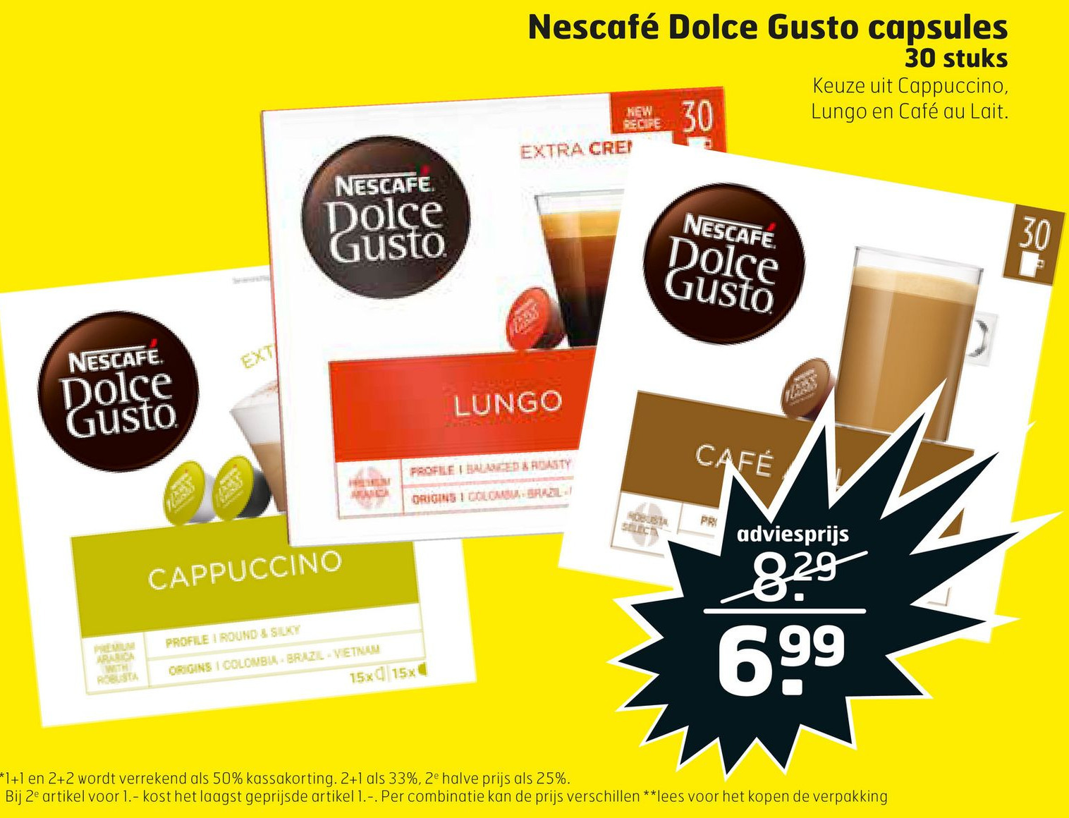 Nescafé Dolce Gusto capsules aanbieding bij Trekpleister