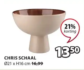 Jysk CHRIS SCHAAL 21 x H16 cm aanbieding