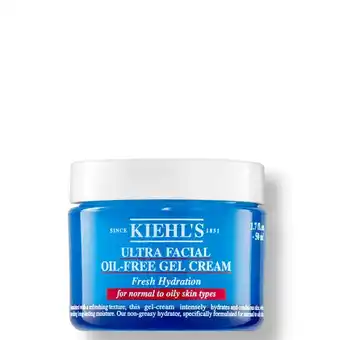 Lookfantastic Kiehl's ultra facial oil-free gel-cream (various sizes) - 50ml aanbieding