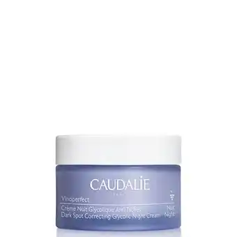 Lookfantastic Caudalie  vinoperfect dark spot correcting glycolic night cream 50ml aanbieding