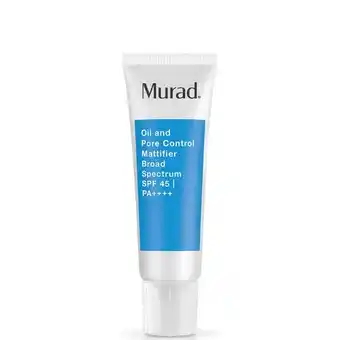 Lookfantastic Murad oil and pore control mattifier spf45 pa 50ml aanbieding