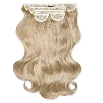 Lookfantastic Lullabellz super thick 22 5 piece natural wavy clip in extensions (various shades) - california blonde aanbieding