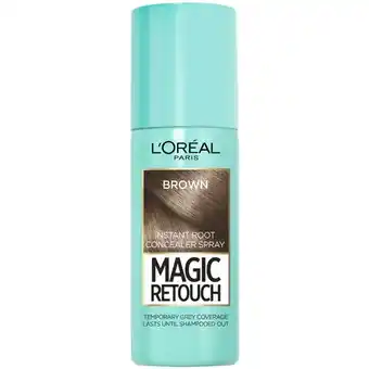 Lookfantastic L'oréal paris l’oréal paris magic retouch temporary instant root concealer spray 75ml (various colours) - medium brown aanbieding