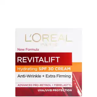 Lookfantastic L'oréal paris dermo expertise revitalift day cream spf30 50ml aanbieding