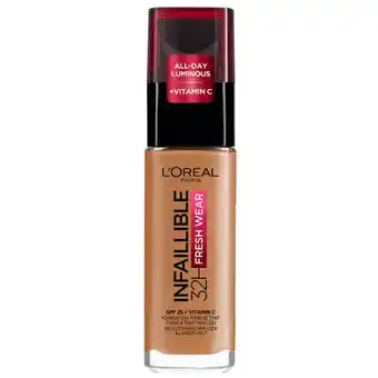 Lookfantastic L'oréal paris infallible 24hr freshwear liquid foundation (various shades) - 330 hazelnut aanbieding