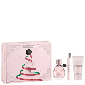 Lookfantastic Viktor & rolf flowerbomb eau de parfum and body lotion set aanbieding