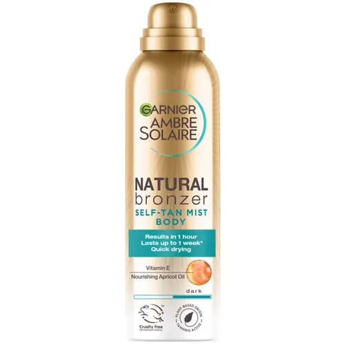 Garnier ambre solaire natural bronzer quick drying self tan body mist