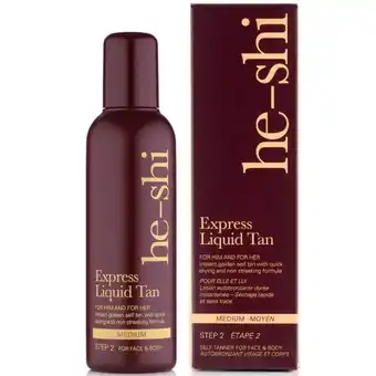 Lookfantastic He-shi express liquid tan 150ml aanbieding