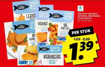 Boni Vismarine Visburgers, Visfrietjes, Lekkerbekjes Of Visschnitzels aanbieding