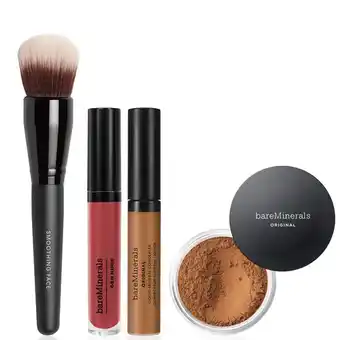 Lookfantastic Bareminerals exclusive clean beauty essentials bundle (various shades) - golden dark aanbieding