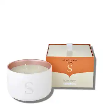 Lookfantastic Sanctuary spa tri wick signature scented candle 340g aanbieding