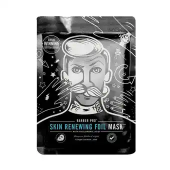 Lookfantastic Barber pro skin renewing foil mask 30g aanbieding