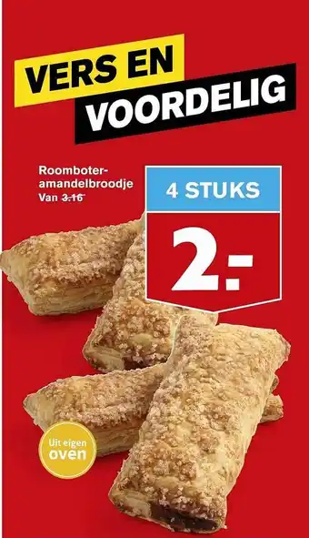 Hoogvliet Roomboter Amandelbroodje aanbieding