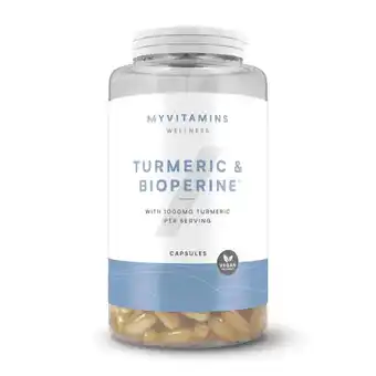 Lookfantastic Myvitamins kurkuma & bioperine -capsules - 60capsules aanbieding