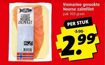 Boni Vismarine Gerookte Noorse Zalmfilet 100g aanbieding