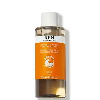 Lookfantastic Ren clean skincare ren travel size clean skincare ready steady glow daily aha tonic 100ml aanbieding