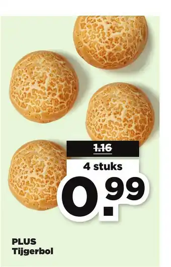 PLUS Plus Tijgerbol aanbieding