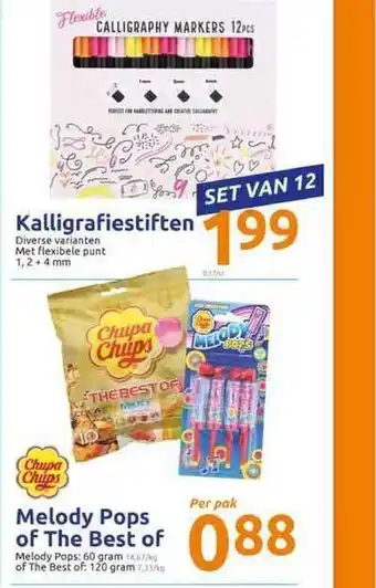 Action Kalligrafiestiften aanbieding