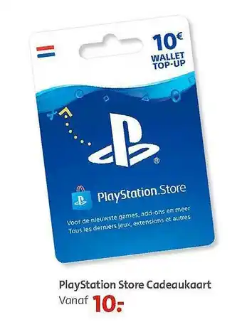 Bruna PlayStation Store Cadeaukaart aanbieding