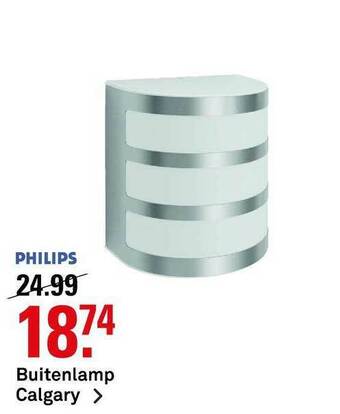Karwei Philips Buitenlamp Calgary aanbieding