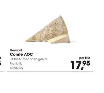 HANOS Hennart Comté AOC aanbieding