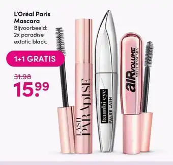 DA L'Oréal Paris Mascara 1+1 Gratis aanbieding