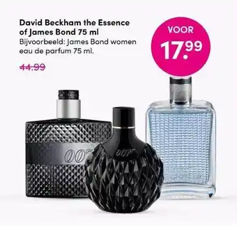 DA David Beckham The Essence Of James Bond 75 Ml aanbieding