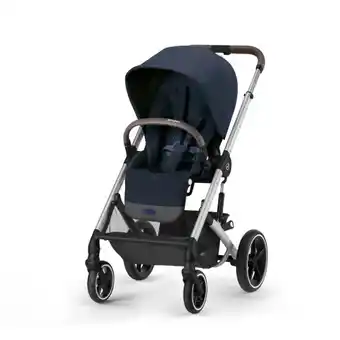 Baby Plus Cybex balios s lux - zilver frame - ocean blue aanbieding