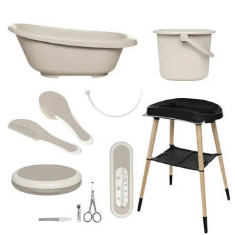 Baby Plus Bebe-jou bébé-jou badset sense 7-delig - black/taupe aanbieding
