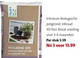 Intratuin Intratuin biologische potgrond aanbieding