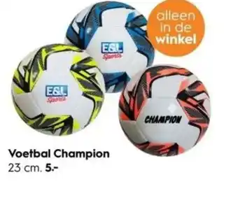 Blokker Voetbal Champion 23 cm aanbieding