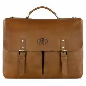 Bagage24 Klondike 1896 rush louis koffer leer 38 cm laptop compartiment aanbieding