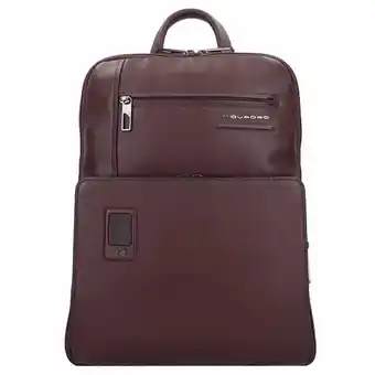 Bagage24 Piquadro akron rugzak leer 40 cm laptopvak aanbieding