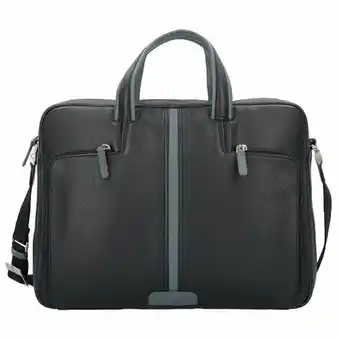 Bagage24 Piquadro aktentas leer 39 cm laptopvak aanbieding