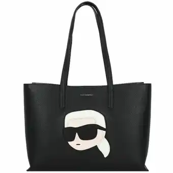 Bagage24 Karl lagerfeld ikonik 2.0 shopper tas leer 37 cm aanbieding